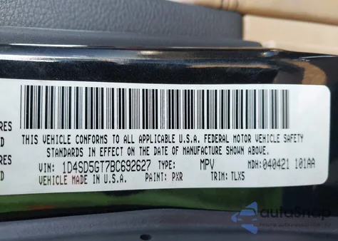 2011 Dodge Durango Citadel z USA, uszkodzony, nr VIN 1D4SD5GT7BC692627